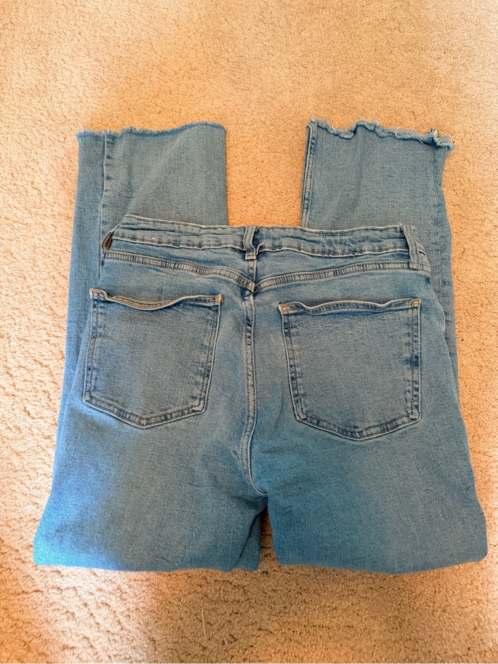 Zara Light Blue Wide-Leg Jeans - Picture 5 of 5